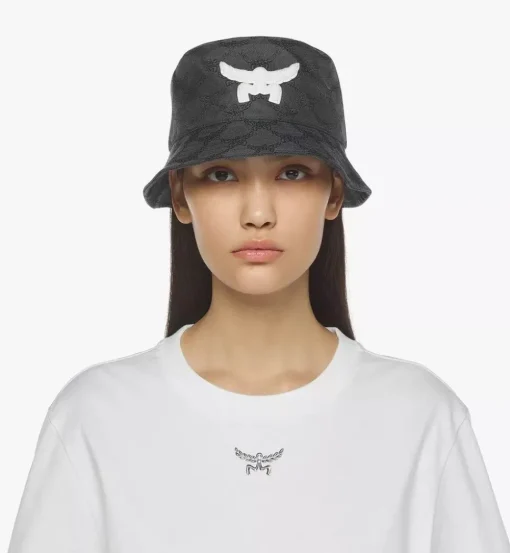 Bucket Hat In Lauretos Denim Jacquard