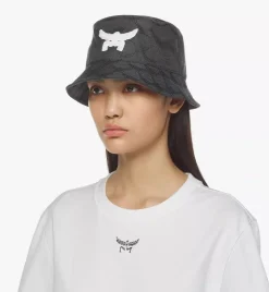 Bucket Hat In Lauretos Denim Jacquard