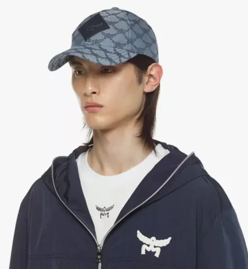 Classic Cap In Lauretos Denim Jacquard