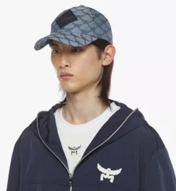 Classic Cap In Lauretos Denim Jacquard