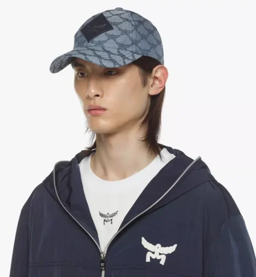 Classic Cap In Lauretos Denim Jacquard
