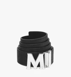 Claus M Reversible Belt 1.75" In Embossed Monogram Leather