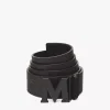 Claus M Reversible Belt 1.75" In Embossed Monogram Leather