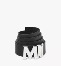 Claus M Reversible Belt 1.75" In Embossed Monogram Leather