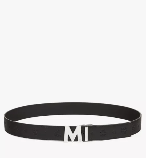 Claus M Reversible Belt 1.75" In Embossed Monogram Leather