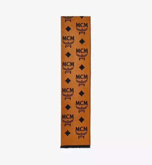 Contrast Monogram Jacquard Stole In Resilk