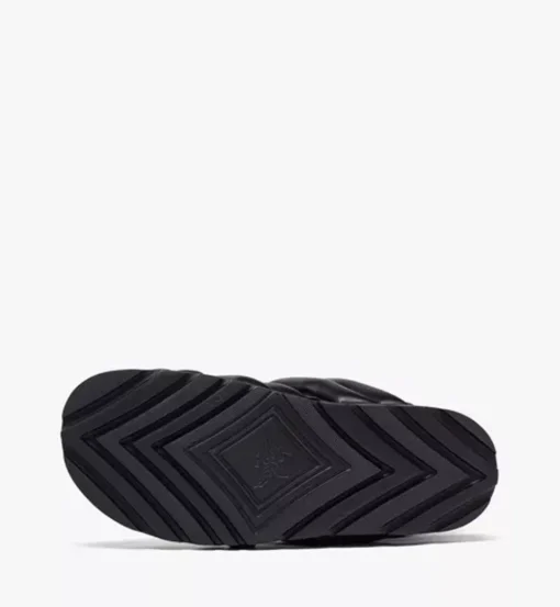 Cross Sandals In Lamb Leather