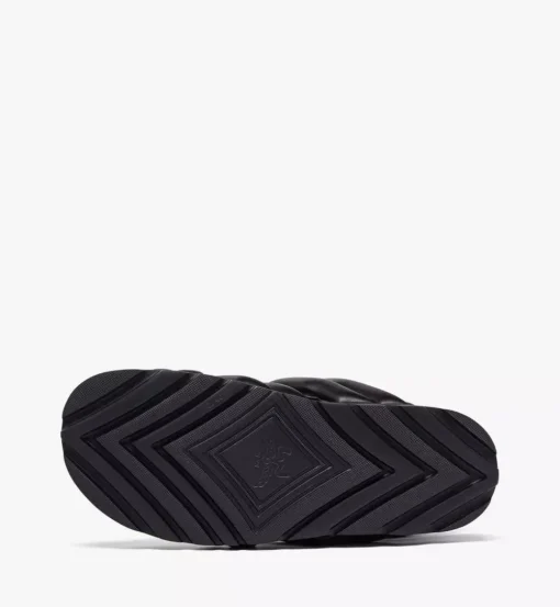 Cross Sandals In Lamb Leather
