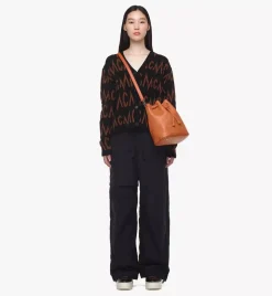 Dessau Drawstring In Embossed Monogram Leather