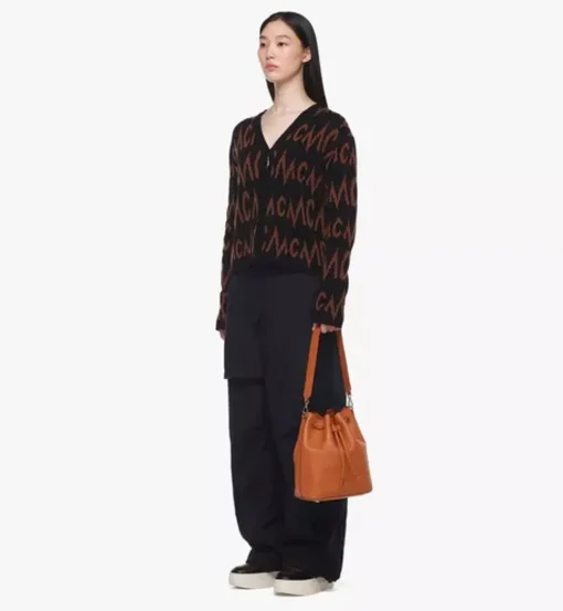 Dessau Drawstring In Embossed Monogram Leather