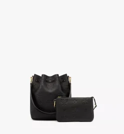 Dessau Drawstring In Embossed Monogram Leather