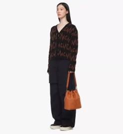 Dessau Drawstring In Embossed Monogram Leather