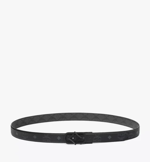 Diamond Buckle Reversible Monogram Belt