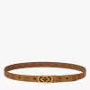 Diamond Buckle Reversible Monogram Belt