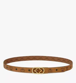 Diamond Buckle Reversible Monogram Belt