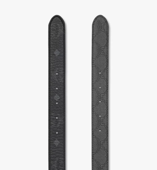 Diamond Buckle Reversible Monogram Belt