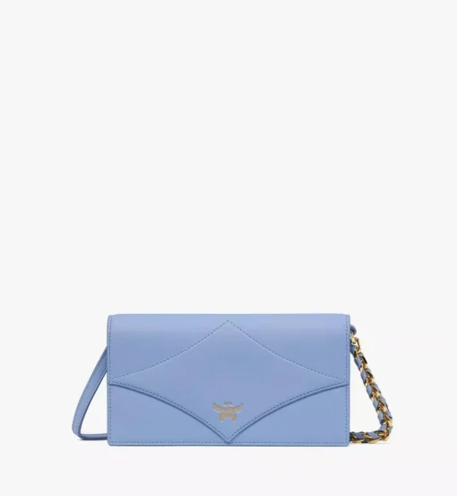 Diamond Chain Wallet In Spanish Calf Leather