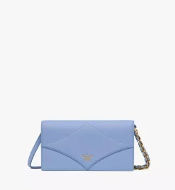 Diamond Chain Wallet In Spanish Calf Leather