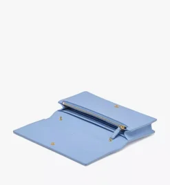 Diamond Chain Wallet In Spanish Calf Leather