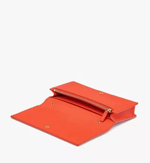 Diamond Chain Wallet In Spanish Calf Leather