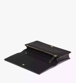 Diamond Chain Wallet In Spanish Calf Leather