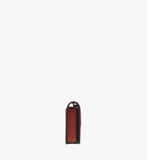 Diamond Chain Wallet In Spanish Calf Leather