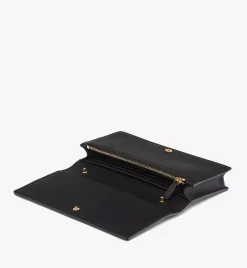 Diamond Chain Wallet In Spanish Calf Leather