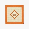 Diamond Monogram Scarf In Organic Silk