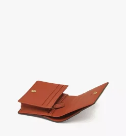 Diamond Snap Wallet In Spanish Calf Leather