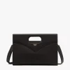 Diamond Tote In Embossed Leather