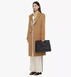Diamond Tote In Embossed Leather