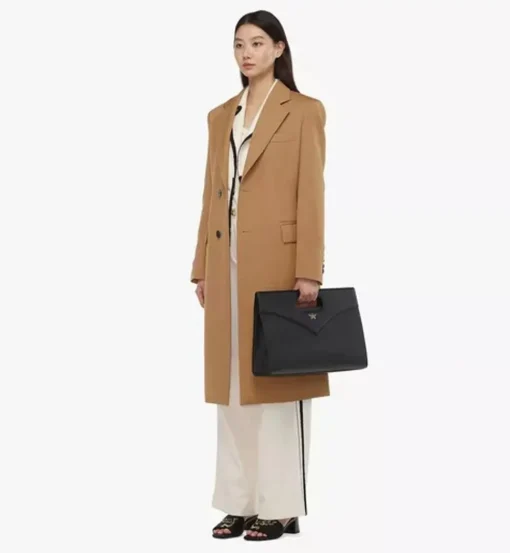 Diamond Tote In Embossed Leather
