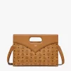 Diamond Tote In Visetos Leather Mix