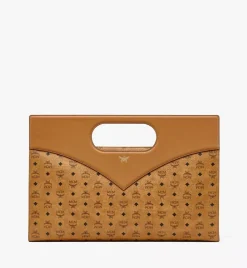 Diamond Tote In Visetos Leather Mix