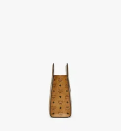 Diamond Tote In Visetos Leather Mix