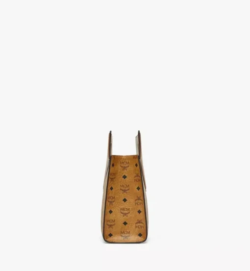 Diamond Tote In Visetos Leather Mix