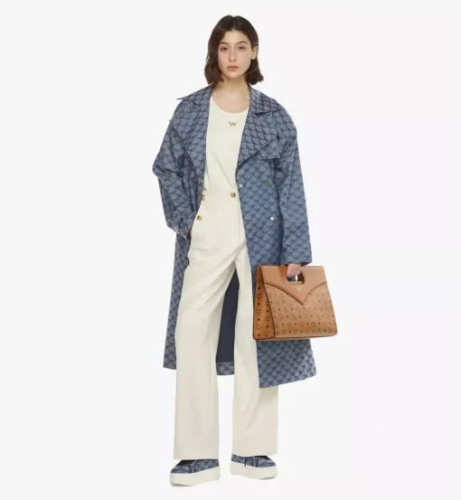 Diamond Tote In Visetos Leather Mix