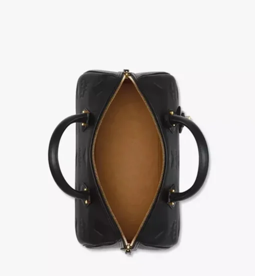 Ella Boston Bag In Maxi Monogram Leather