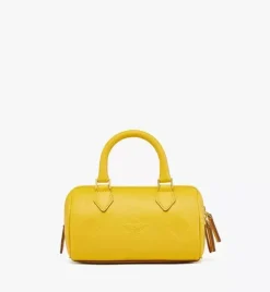 Ella Boston Bag In Maxi Monogram Leather
