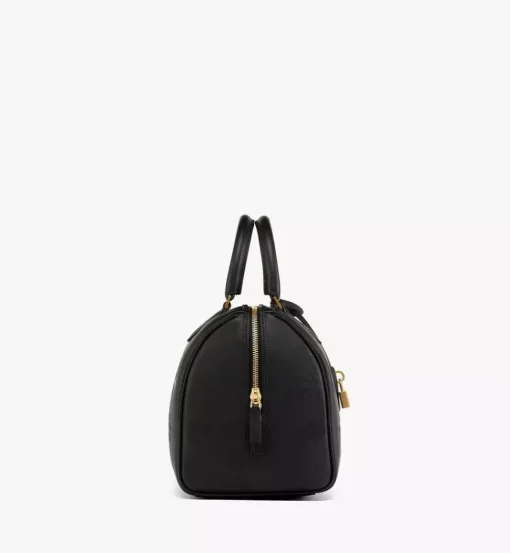 Ella Boston Bag In Maxi Monogram Leather