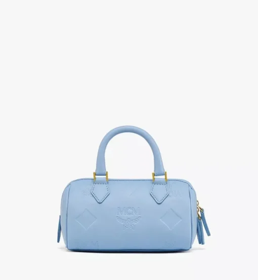 Ella Boston Bag In Maxi Monogram Leather