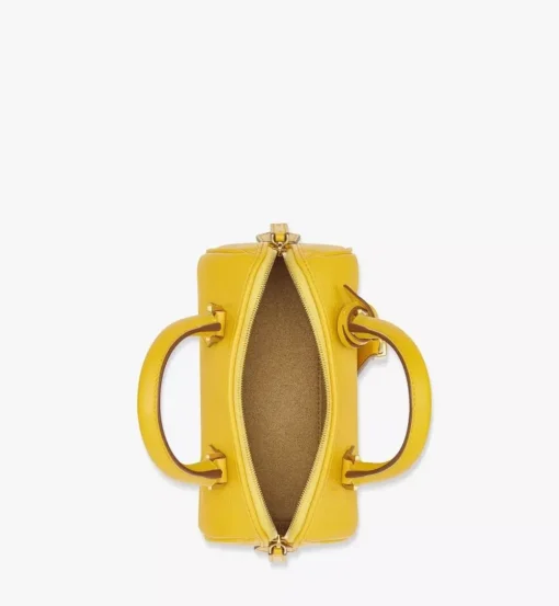 Ella Boston Bag In Maxi Monogram Leather