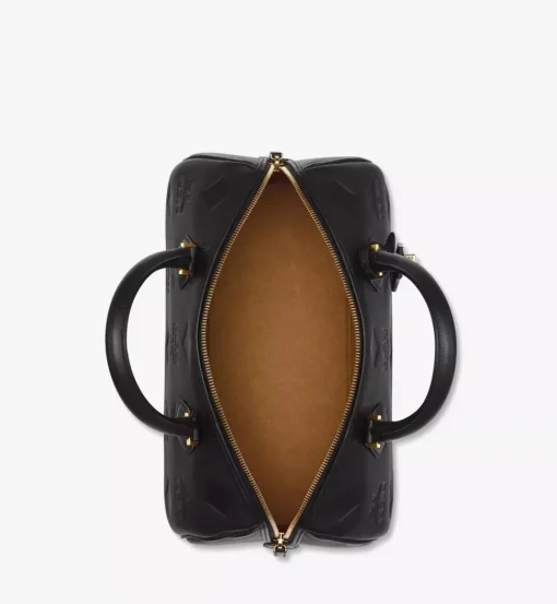 Ella Boston Bag In Maxi Monogram Leather
