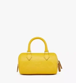 Ella Boston Bag In Maxi Monogram Leather