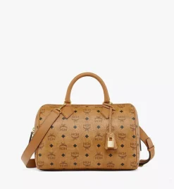 Ella Boston Bag In Visetos