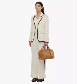 Ella Boston Bag In Visetos