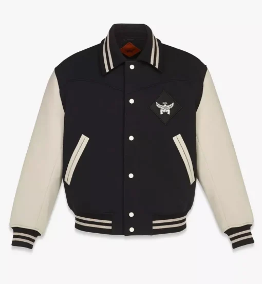 Essential Logo Patch Varsity Jacket