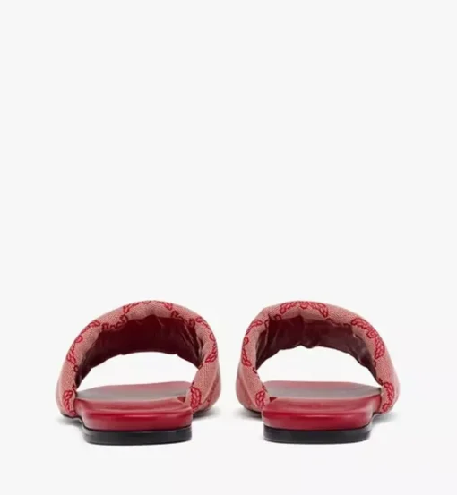 Flat Sandals In Lauretos Jacquard