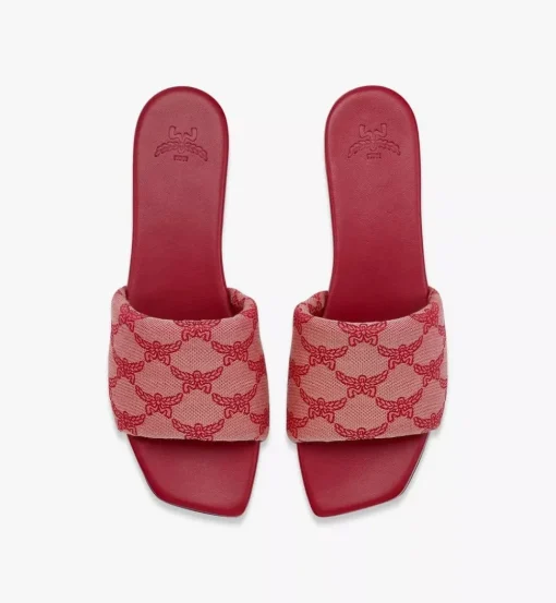 Flat Sandals In Lauretos Jacquard