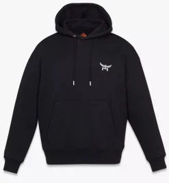 Floral Logo Hoodie In Organic Cotton